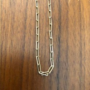 Mejuri Boyfriend Bold Chain Necklace 14k Gold. 18 in.